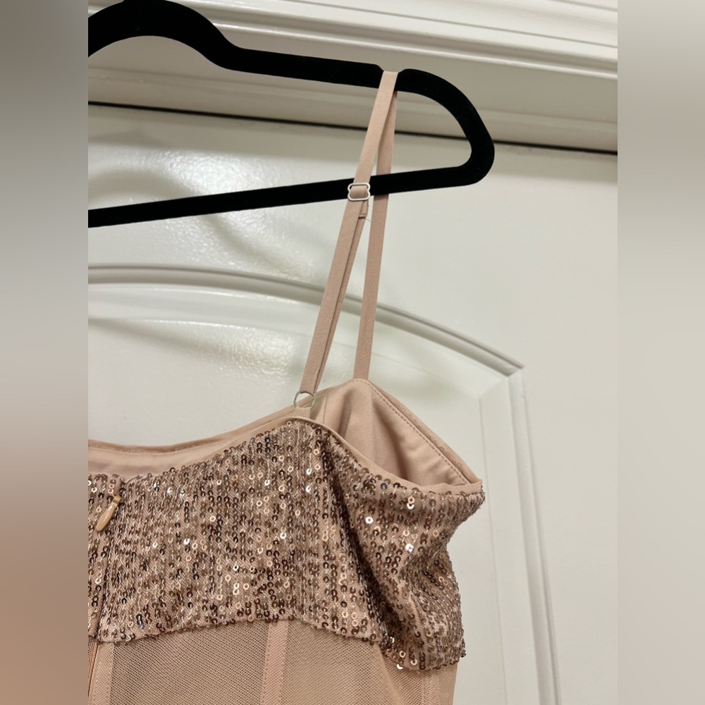 NWT BCBG MaxAzria Sequin Evening Gown - Picture 10 of 14